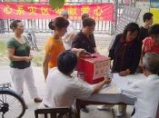 宁波、沈阳、郑州、保定教会积极为灾区人民献爱心