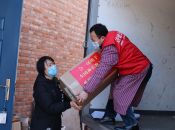 Chinese Catholic Church Association with various others in Society  donate materials to fight against the epidemic