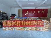 广西洪灾：700份爱心油米送达贵港石龙社区受灾村庄